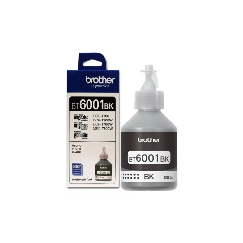 Tinta BROTHER BT6001BK